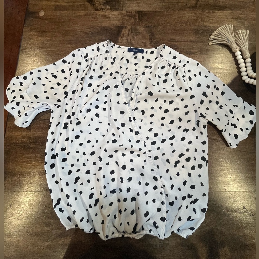Eclair Animal-Print Top